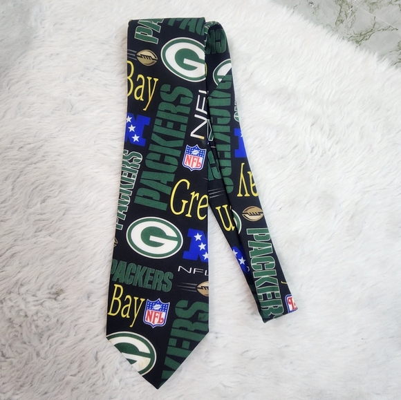 RALPH MARLIN Green Bay Parkers Tie - Picture 1 of 7